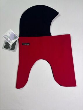 Turtle Fur Windtech Balaclava Shellaclava Hood Neck Warmer Red Black NWT Adult.